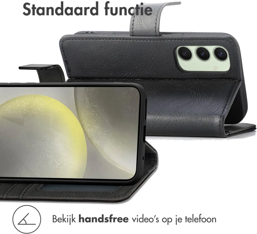 Imoshion Hoesje Samsung Galaxy S24 FE - 3 Pasjes - Zwart