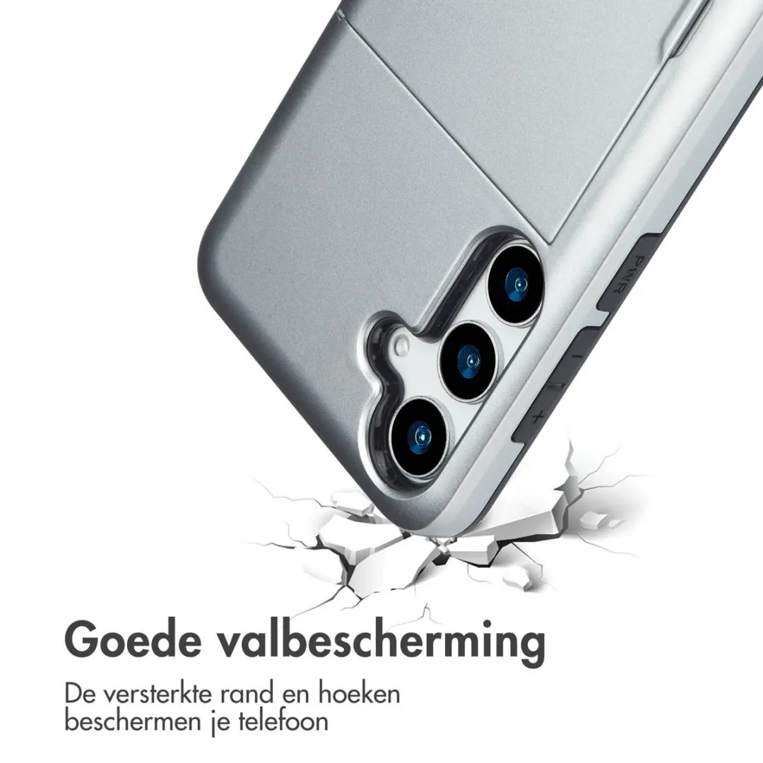 Imoshion Hoesje Samsung Galaxy S25 Plus - Grijs - 2 Pasjes