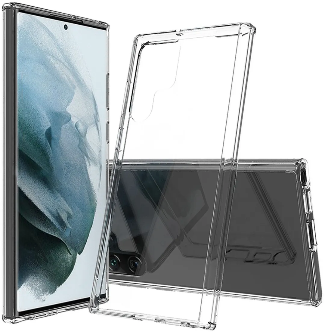 Accezz Xtreme Impact Backcover 2.0 Hoesje - Samsung Galaxy S22 Ultra - Transparant