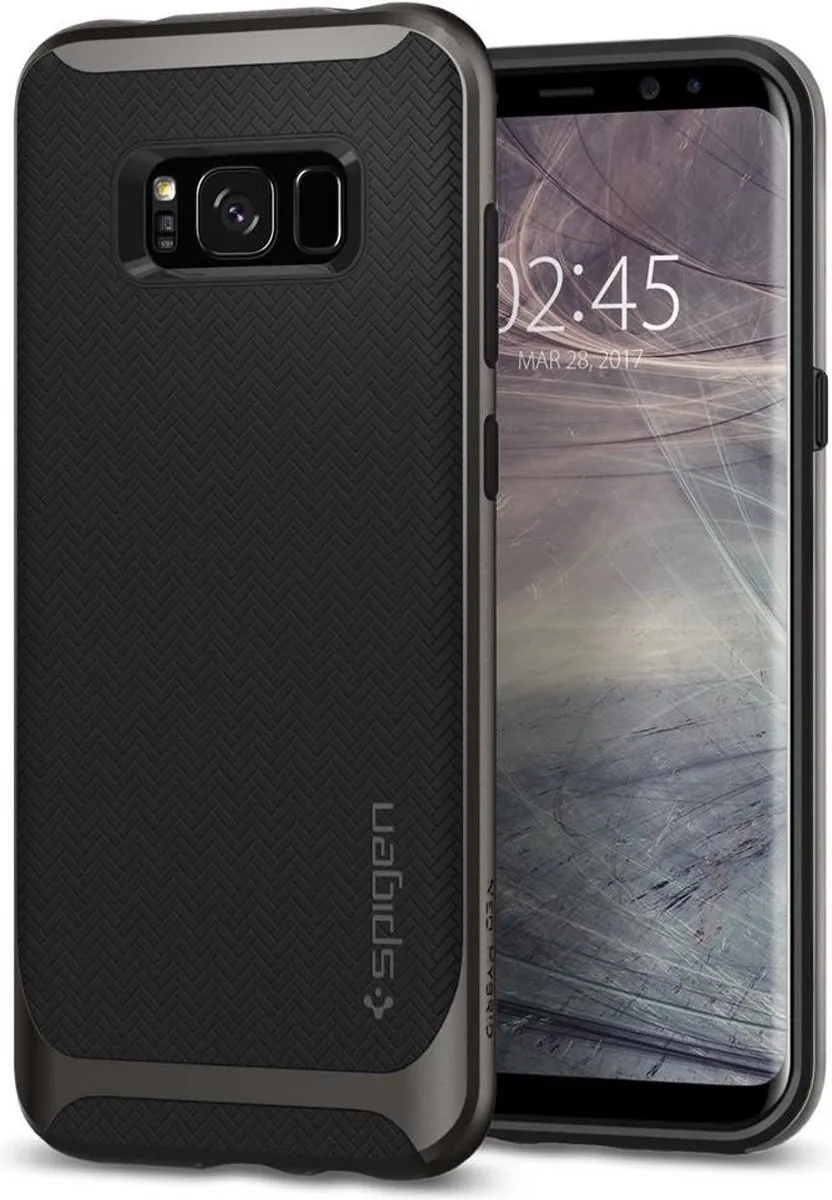 Spigen Neo Hybrid Hoesje Samsung Galaxy S8+ - Gunmetal - G955U19592603