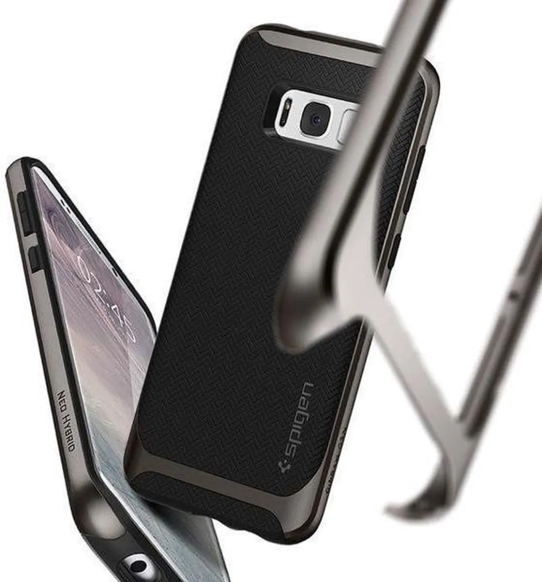 Spigen Neo Hybrid Hoesje Samsung Galaxy S8+ - Gunmetal - G955U19592603