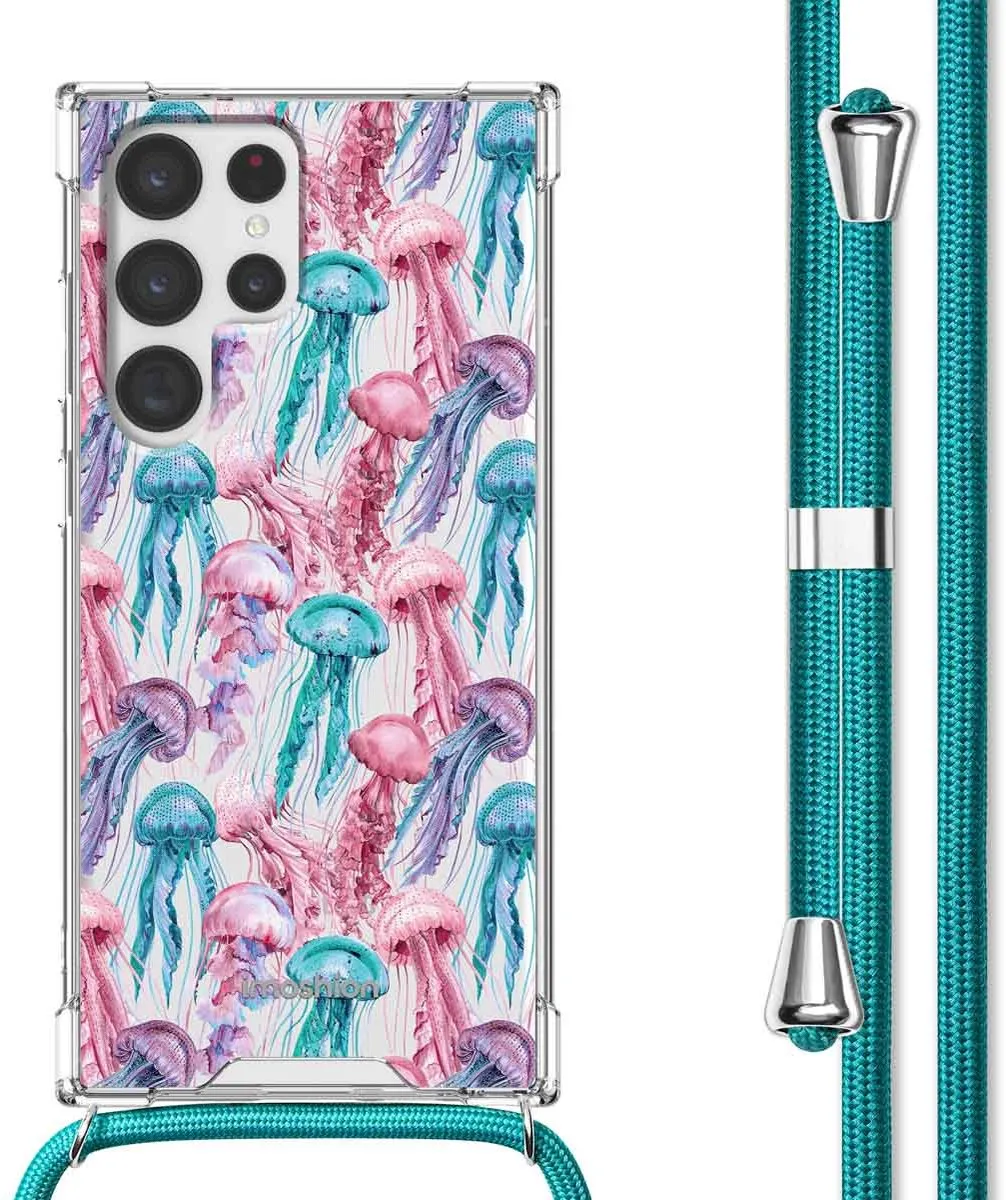 Imoshion Hoesje Samsung Galaxy S22 Ultra Jellyfish Watercolor