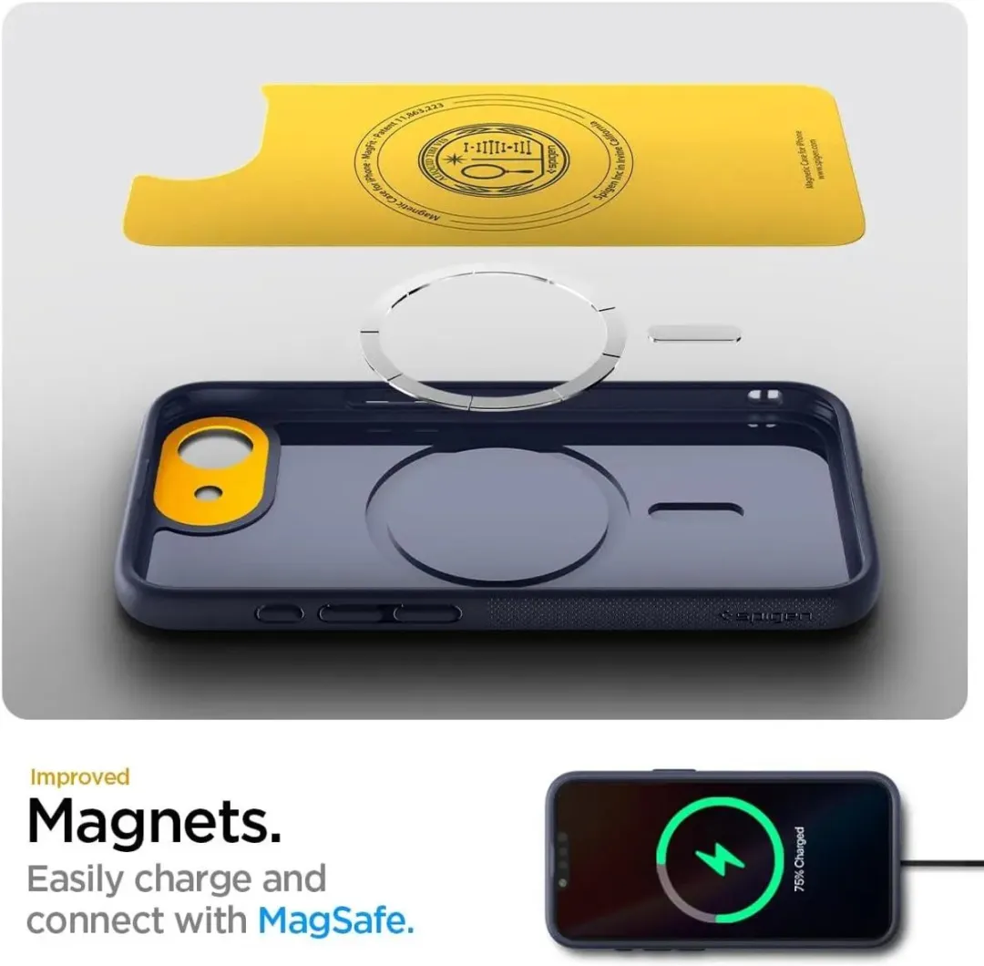 Spigen Nano Pop MagFit iPhone 16e Hoesje - Transparent