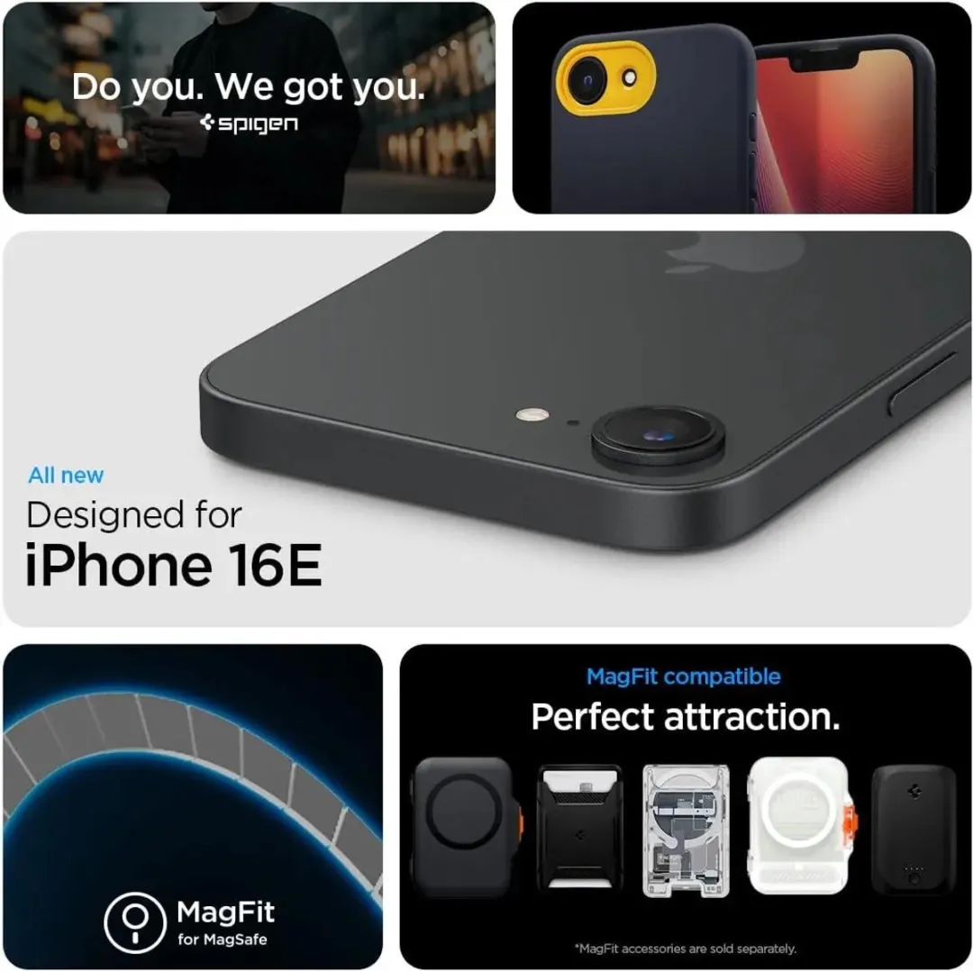 Spigen Nano Pop MagFit iPhone 16e Hoesje - Transparent - afbeelding 6 van 6
