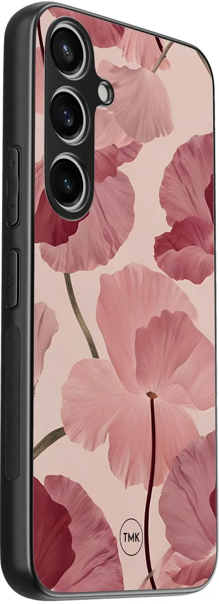 Casevibes Samsung Galaxy A35 TPU Hoesje - Roze Vintage Blossom