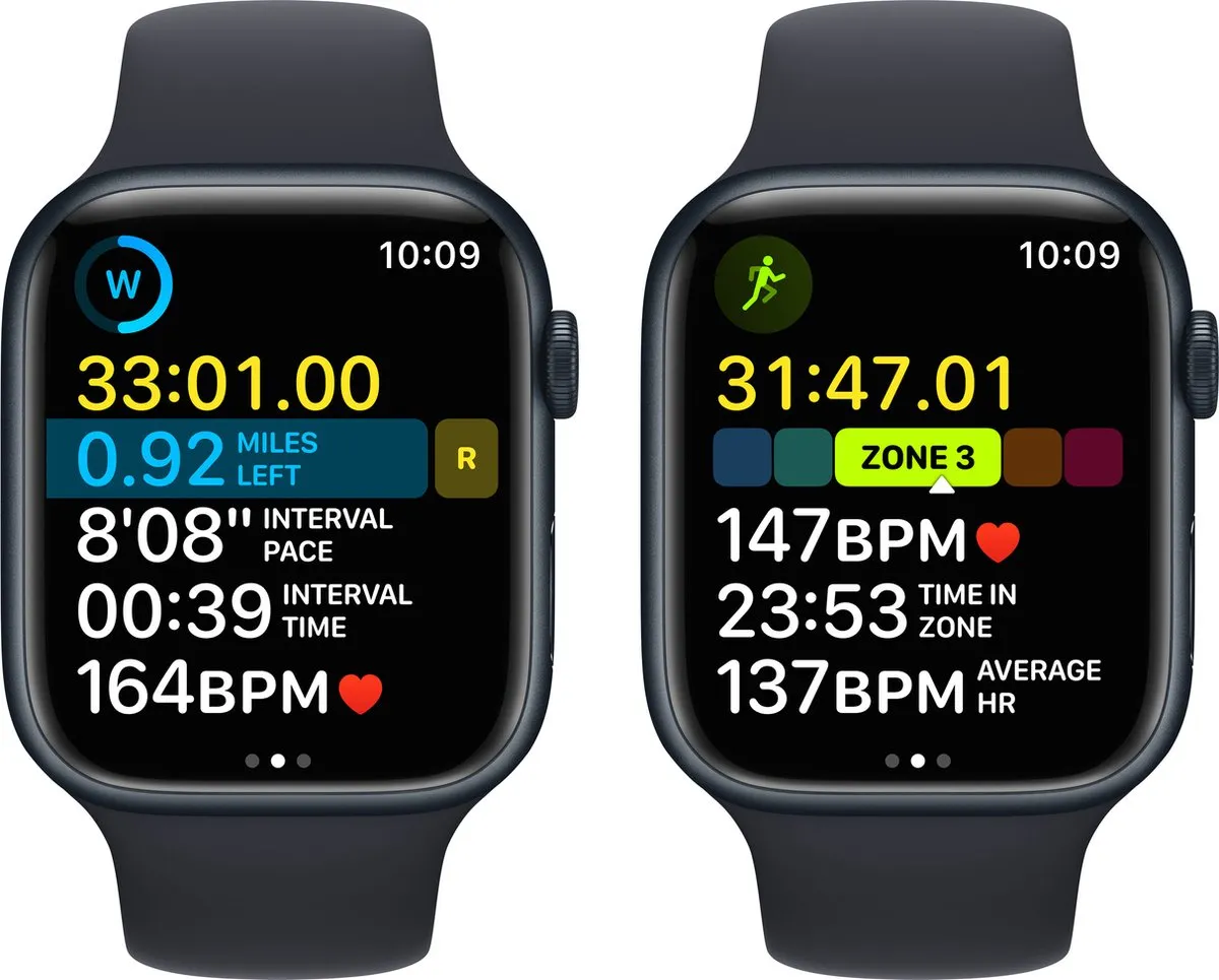 Apple Watch Series 8 45mm - Middernacht Aluminium