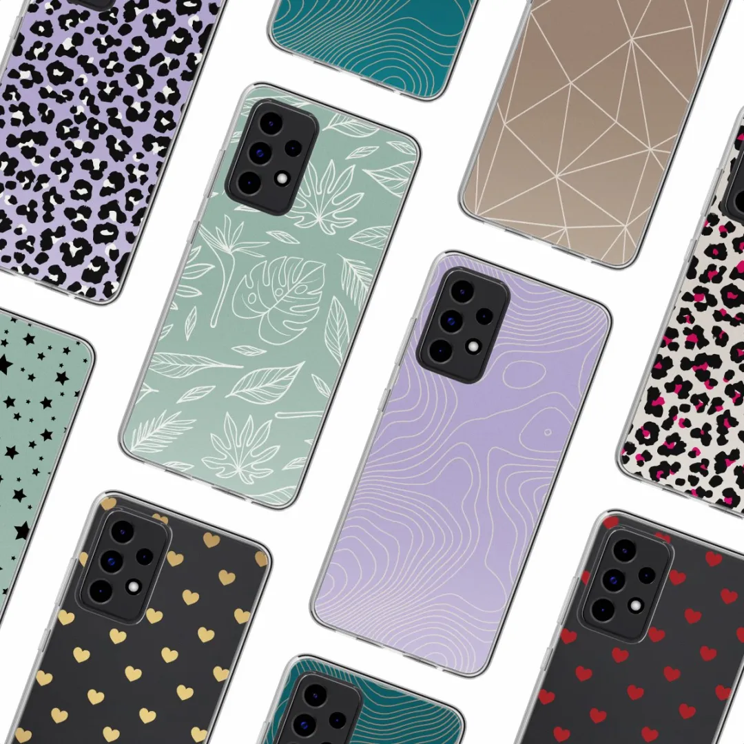Imoshion Hoesje Samsung Galaxy A52 Leaves Line-Art