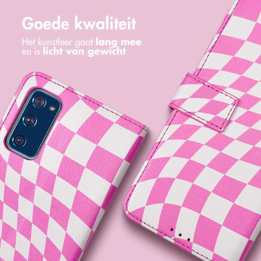 imoshion Design Bookcase Hoesje Samsung Galaxy S20 FE - 3 Pasjes - Retro Pink