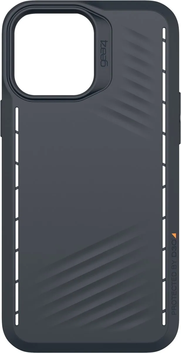 Gear4 Vancouver Snap D3O Hoesje iPhone 13 Pro Max - Zwart/Blauw