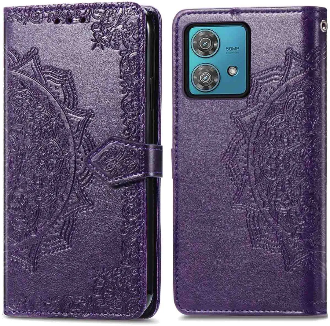 Imoshion Moto G84 Hoesje - Paars