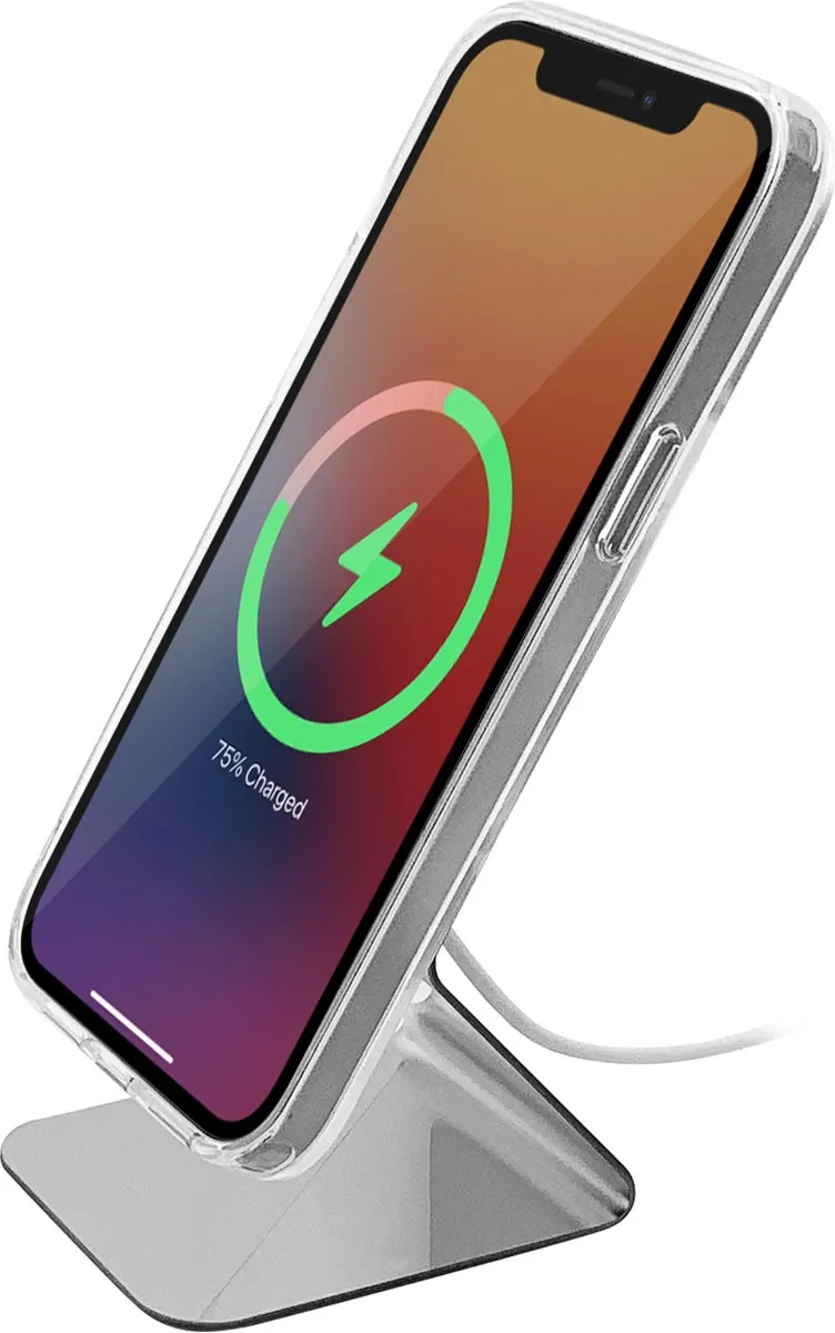 Macally MMAGSTAND-SS MagSafe Stand - iPhone 12/13/14 - Zilverkleurig
