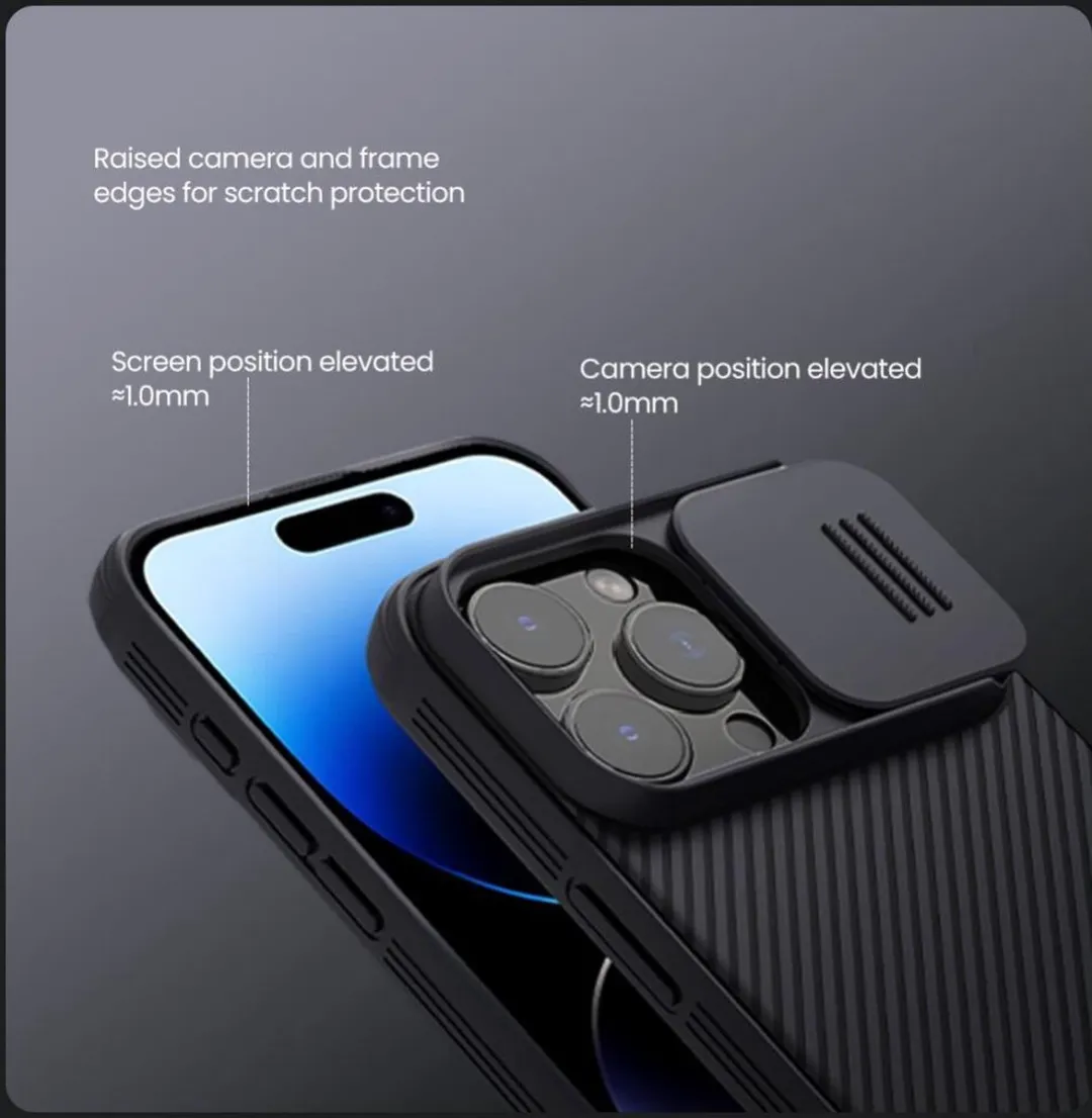 Nillkin CamShield Magnetisch Hoesje iPhone 16 Pro - Blauw - 57983122102