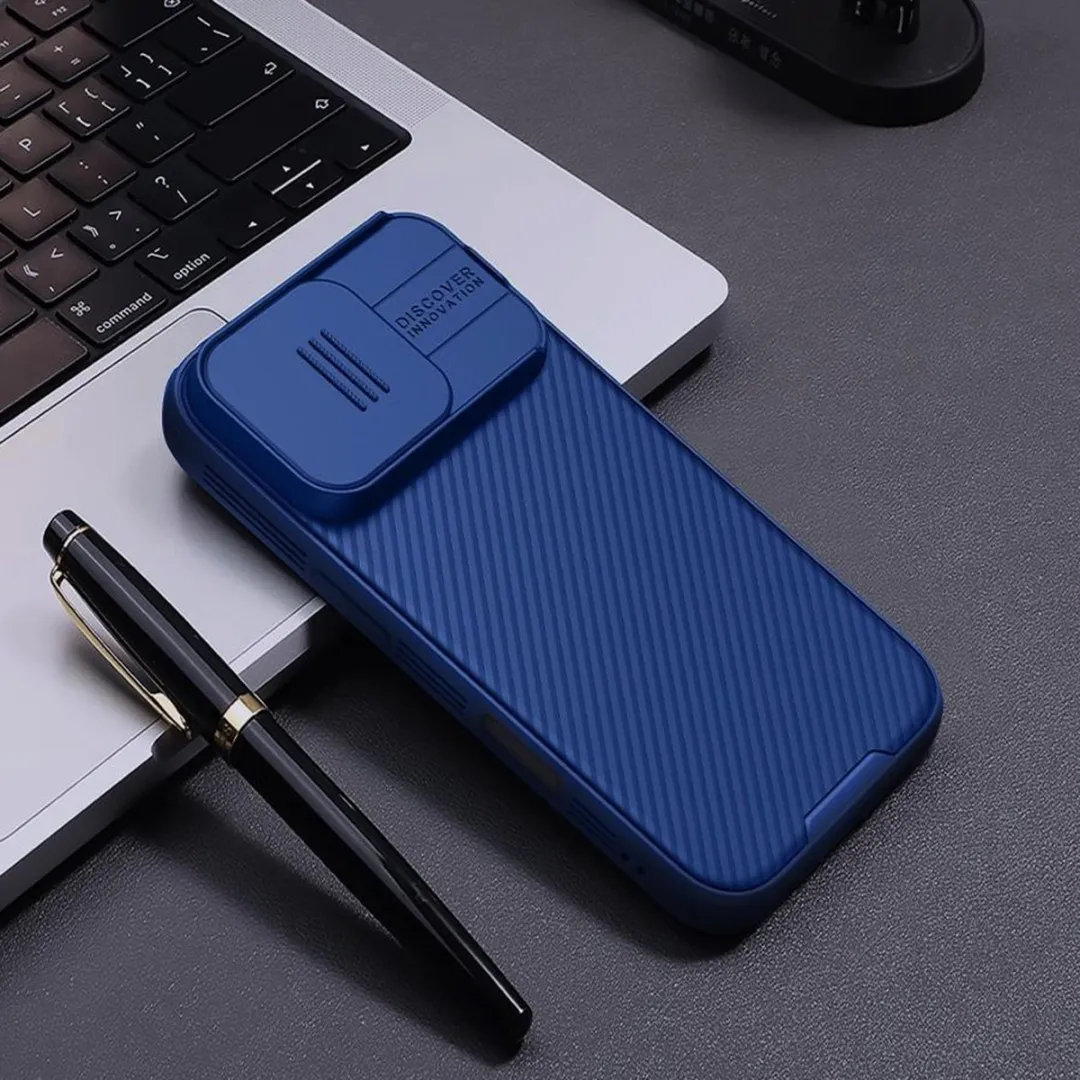 Nillkin CamShield Magnetisch Hoesje iPhone 16 Pro - Blauw - 57983122102
