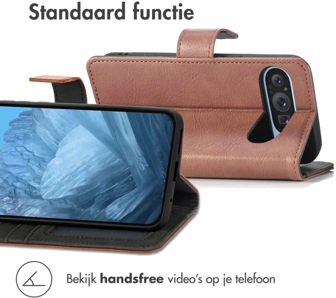 Imoshion Hoesje Google Pixel 9 Pro XL - 3 Pasjes - Bruin