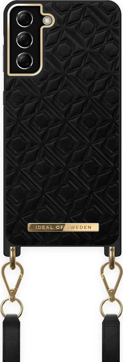 iDeal of Sweden Phone Necklace Case Samsung Galaxy S21 Plus Embossed Black