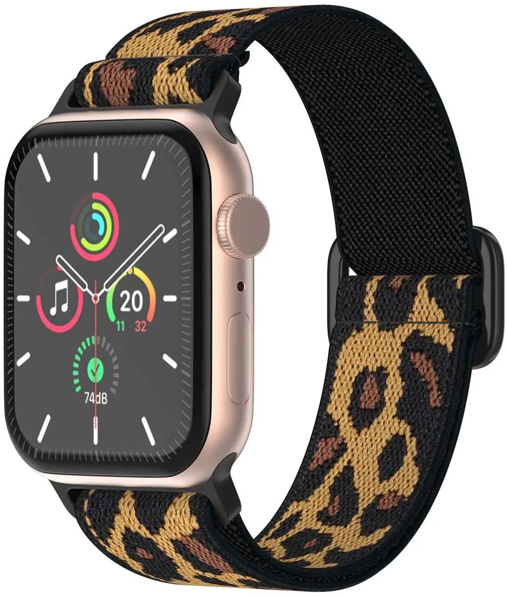 Imoshion Leopard Elastisch Bandje Apple Watch 42mm