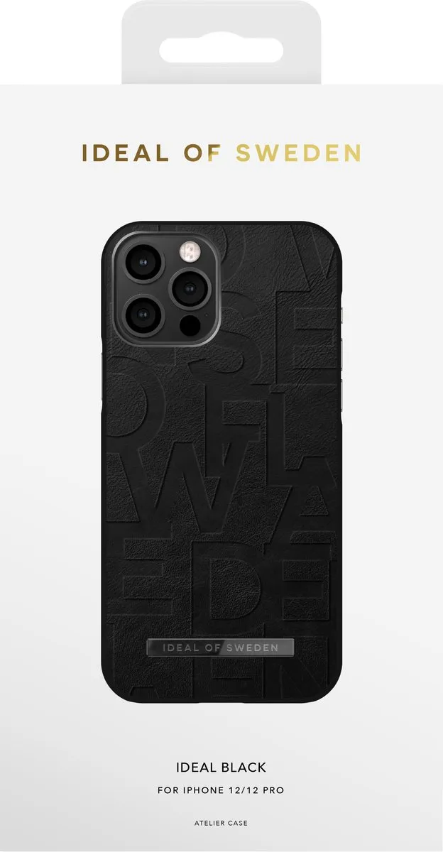 iDeal of Sweden Fashion Case Atelier iPhone 12/12 Pro IDEAL Black - afbeelding 3 van 6