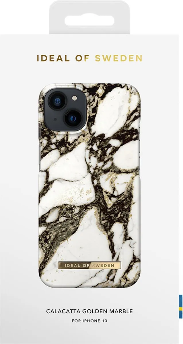 iDeal of Sweden iPhone 14/13 Backcover - Calacatta Golden Marble