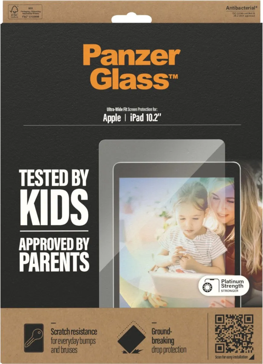 PanzerGlass PZ-2673 Screenprotector iPad 7 (2019) - Transparant
