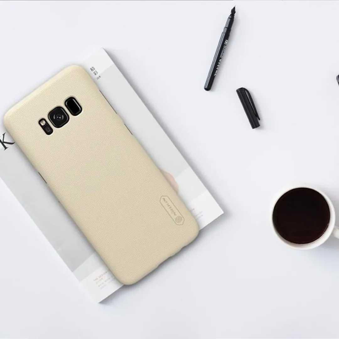 Nillkin Frosted Shield Hoesje Samsung Galaxy S8 - Goud - afbeelding 6 van 6
