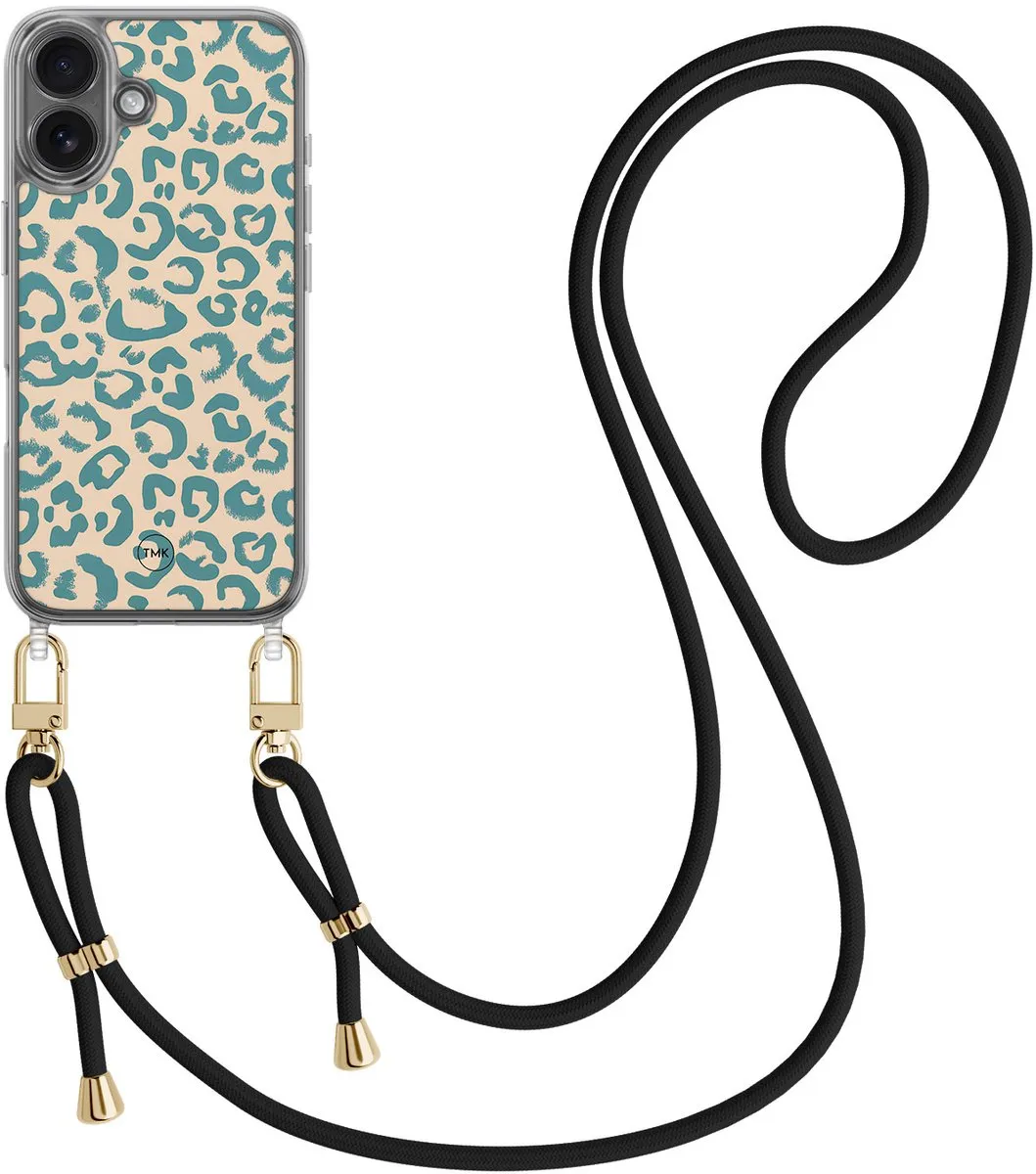 Casevibes Telefoonhoesje iPhone 16 CV/A/i16/C/002 - Luipaard Blauw