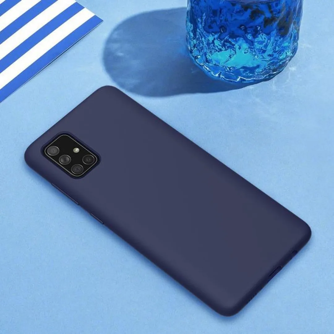 Nillkin Flex Silicone Back Case Samsung Galaxy A51 - Blauw - afbeelding 4 van 4