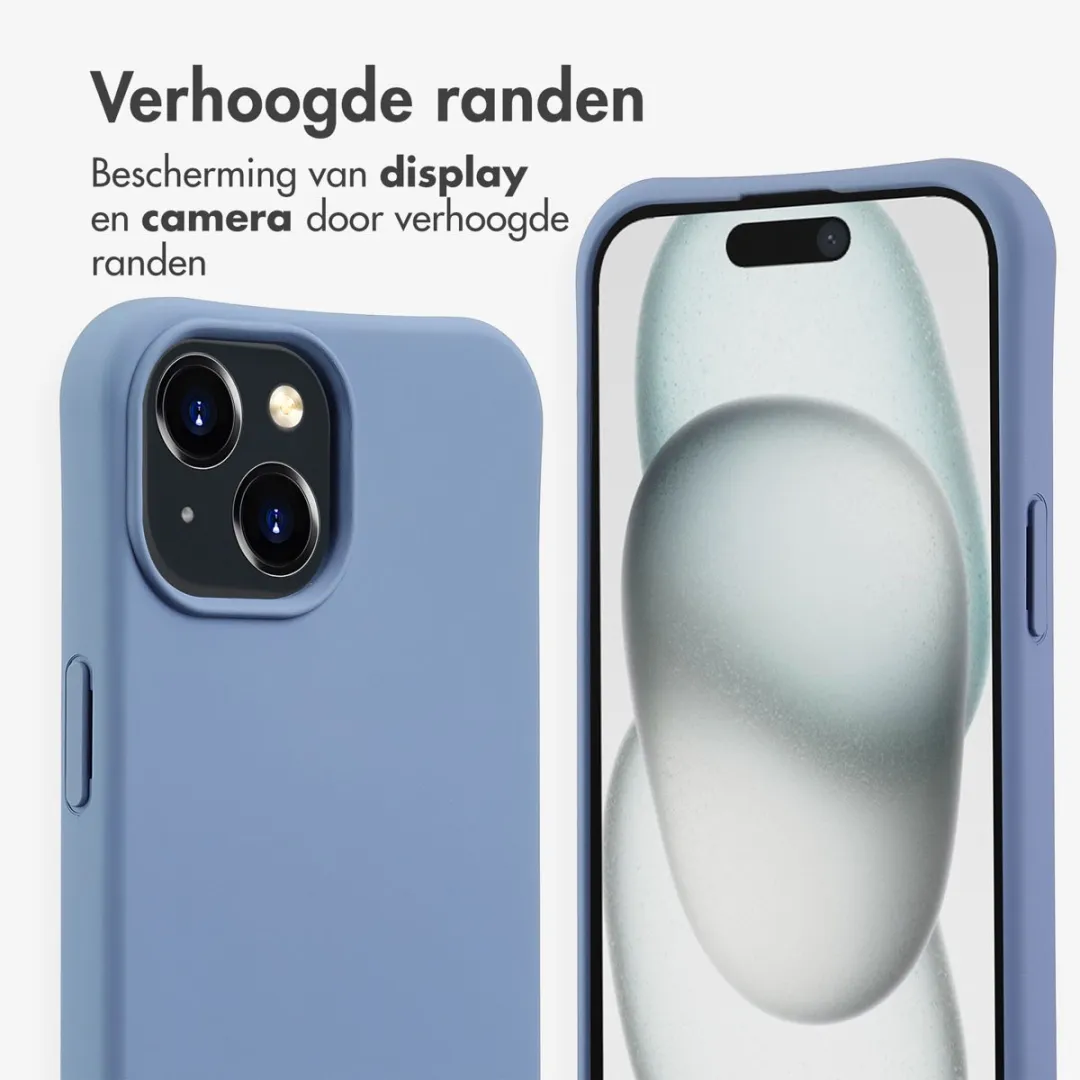 Imoshion iPhone 15 Hoesje - Ash Blue - MagSafe