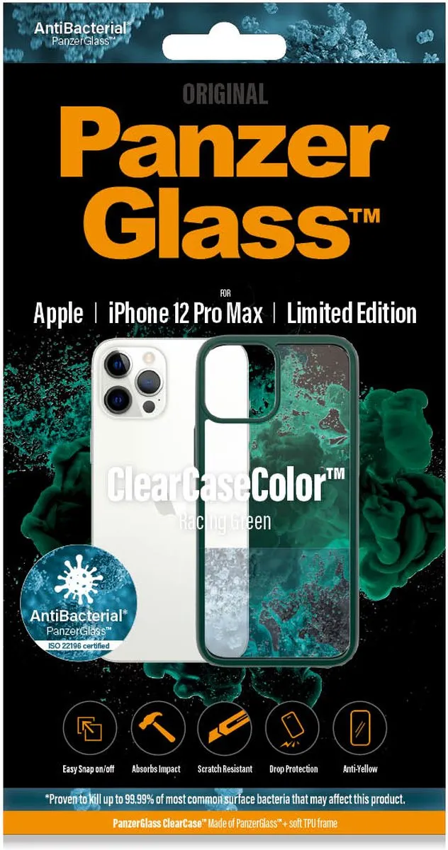 PanzerGlass ClearCaseColor iPhone 12 Pro Max PZ-0269 - Racing Green