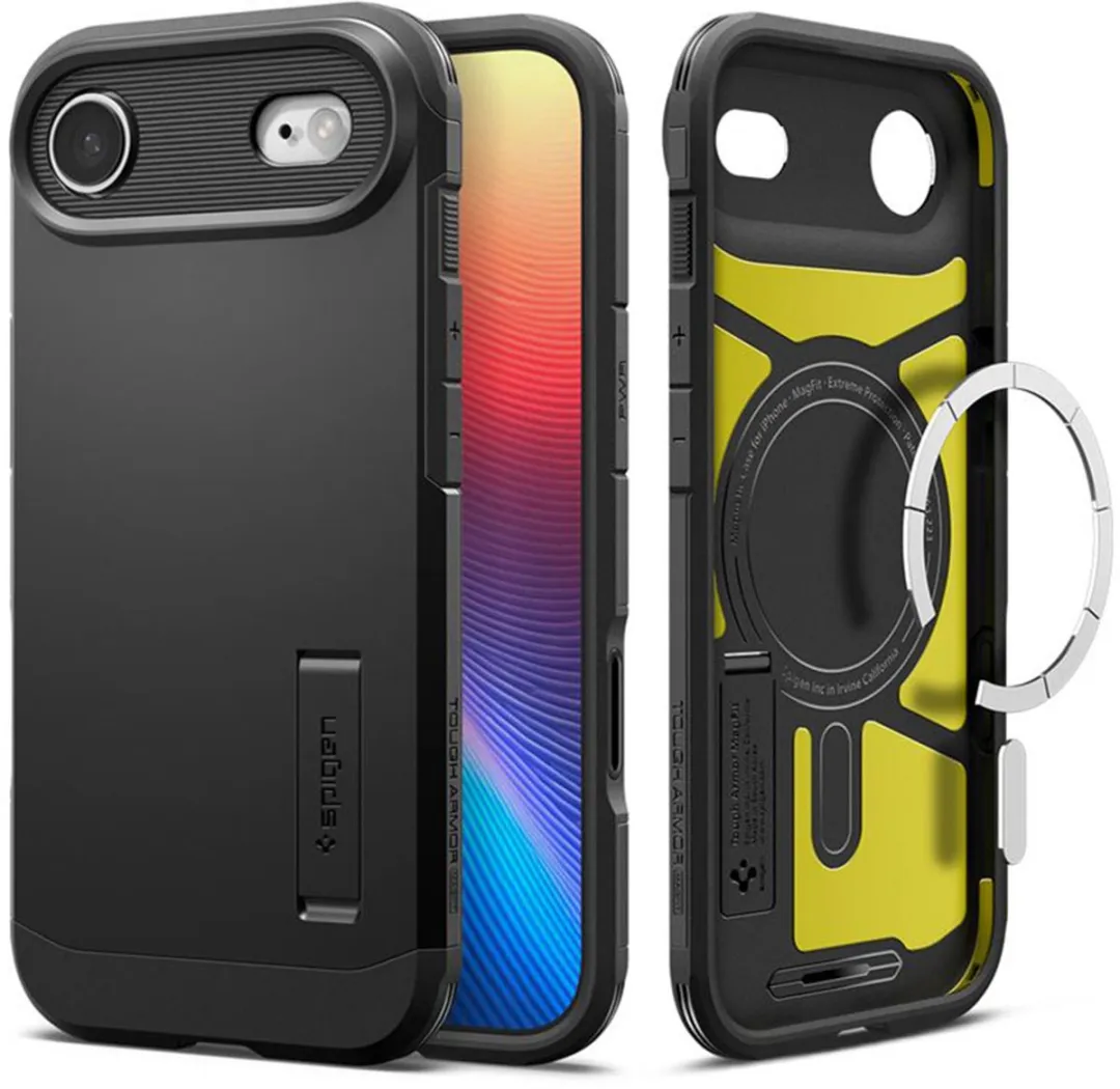 Spigen Tough Armor T MagSafe Hoesje iPhone 17 Air - Zwart