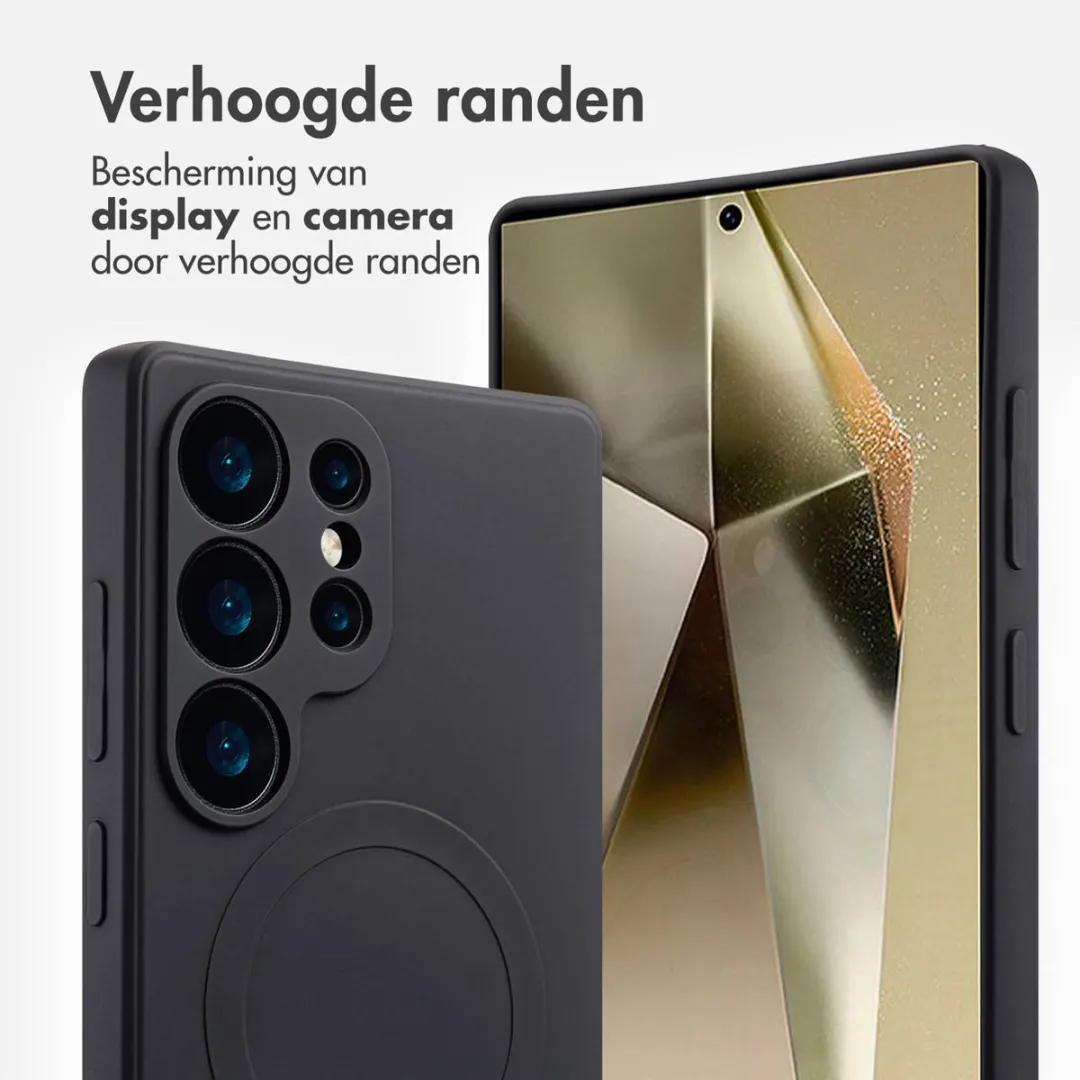 Imoshion Hoesje Samsung Galaxy S25 Ultra - Zwart - MagSafe