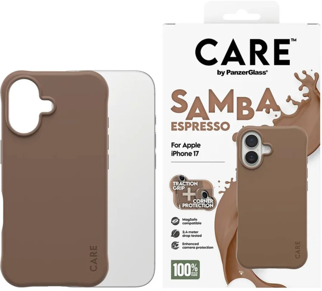 PanzerGlass Hoesje iPhone 17 Magsafe Samba - Zwart - 5715685027116