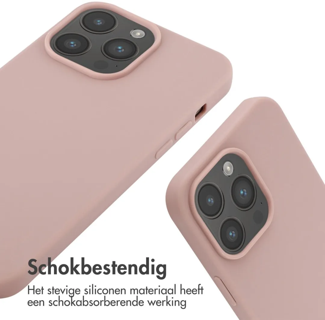 Imoshion Hoesje iPhone 14 Pro Max Siliconen - Sand Pink