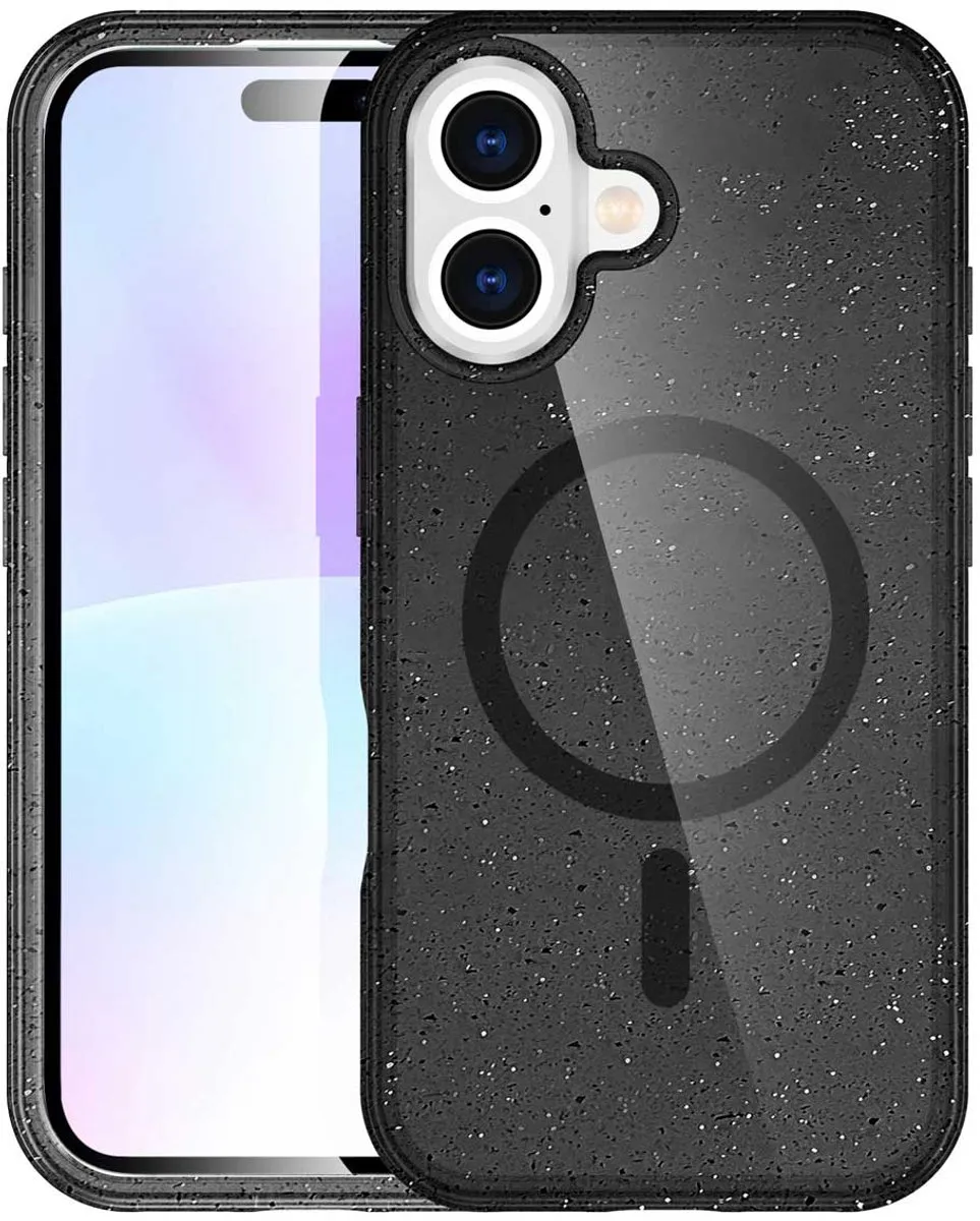 Imoshion iPhone 17 Hoesje Sparkle MagSafe - Zwart