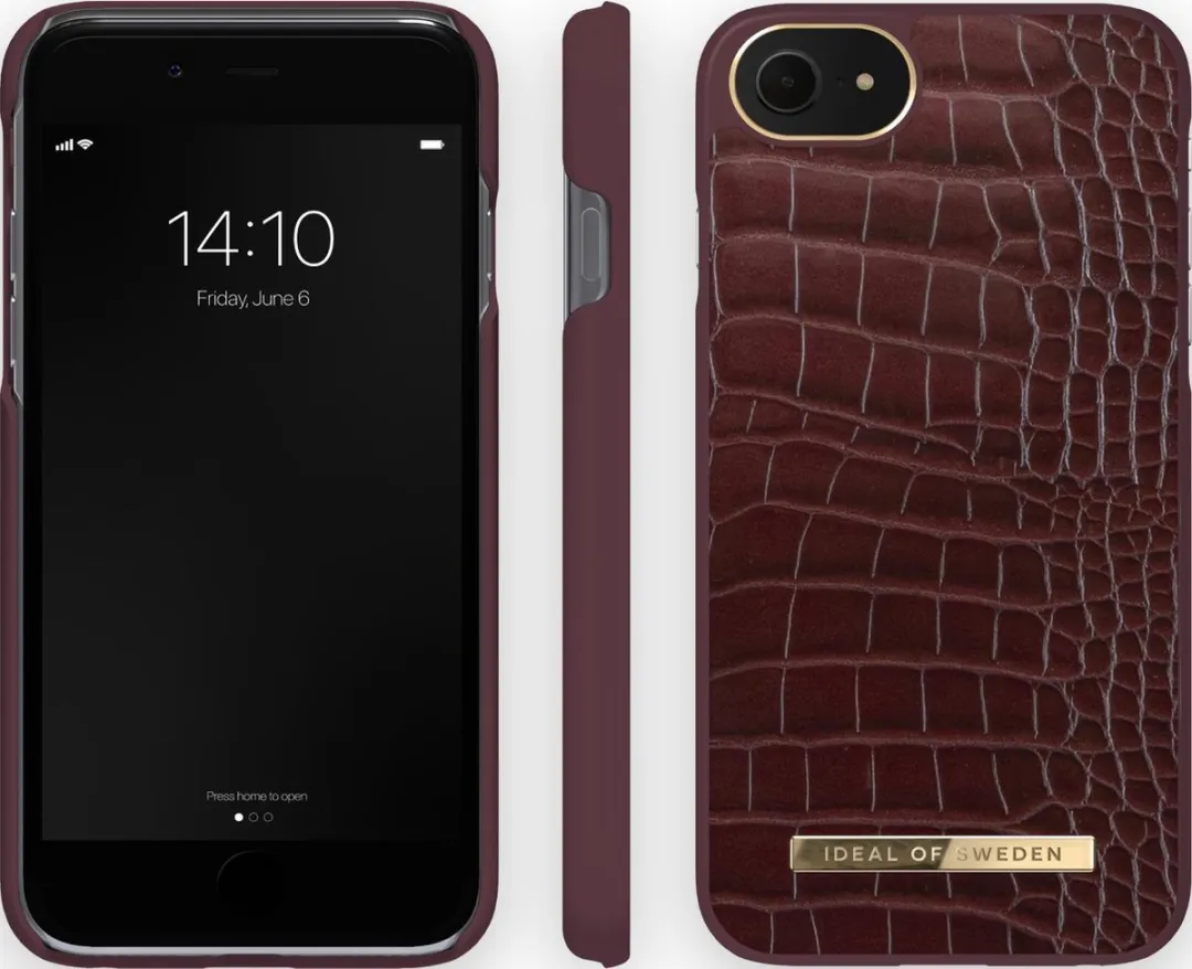 iDeal of Sweden Atelier Case iPhone 8/7/6/6s/SE - Scarlet Croco