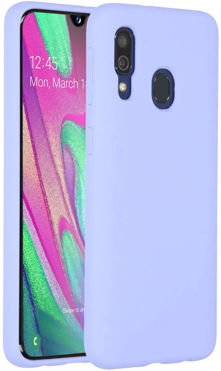 Accezz Hoesje Samsung Galaxy A40 - Paars