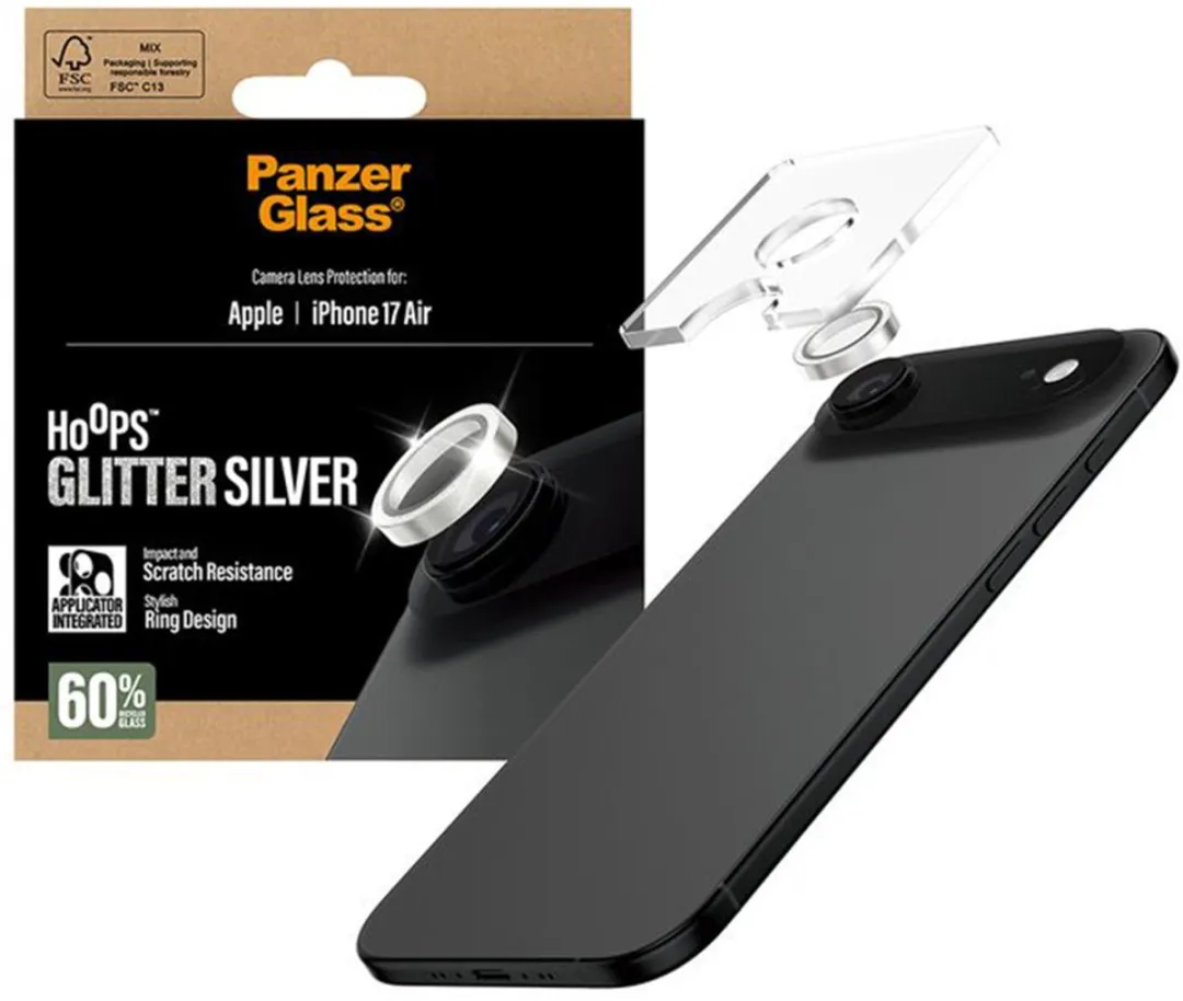 PanzerGlass PG93710 Camera Protector - iPhone Air Glitter Zilver
