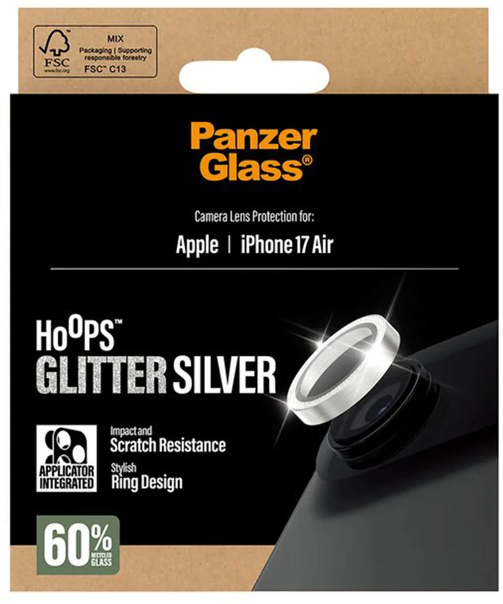 PanzerGlass PG93710 Camera Protector - iPhone Air Glitter Zilver