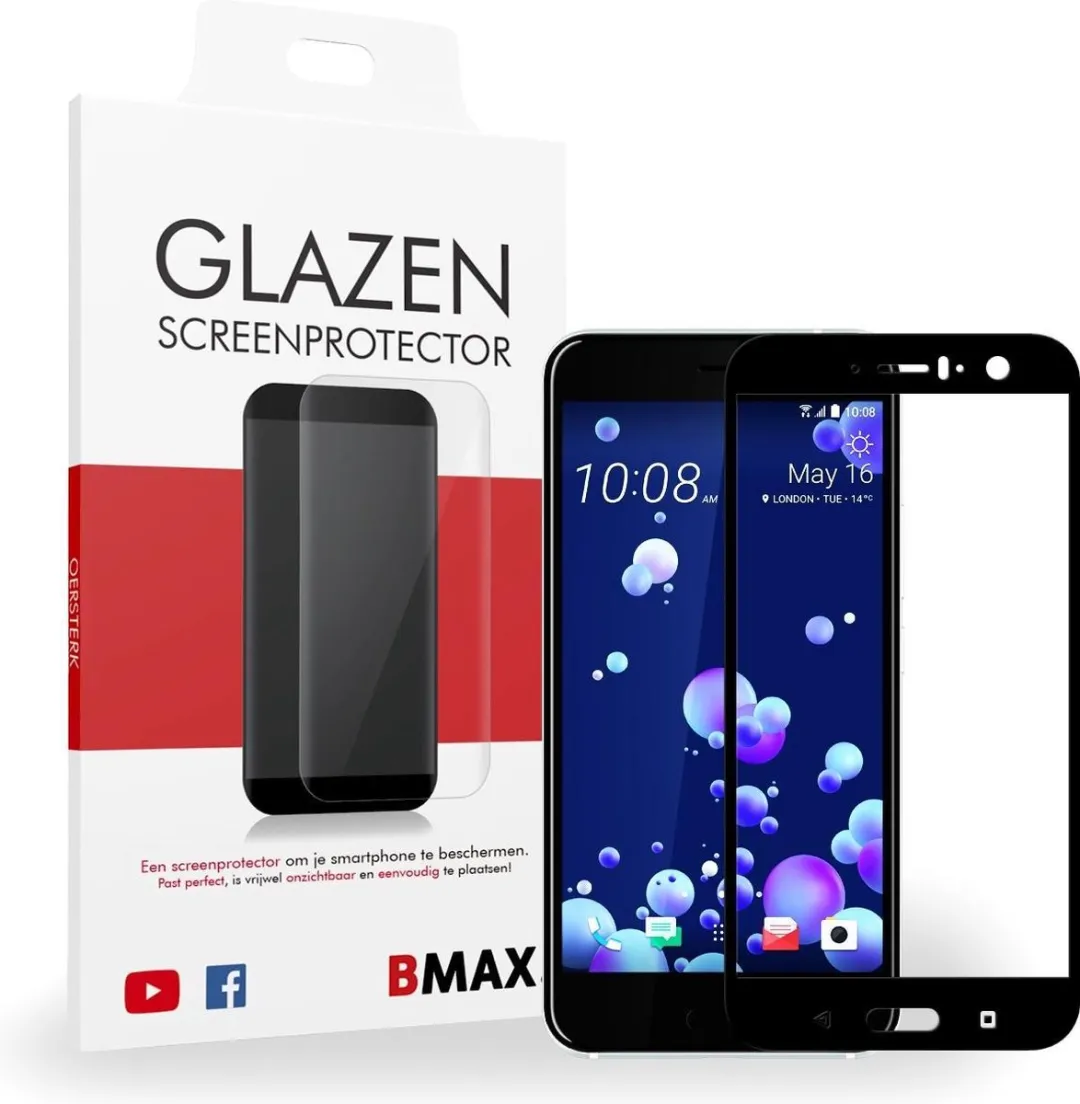 BMAX 3D Glazen Screenprotector HTC U11