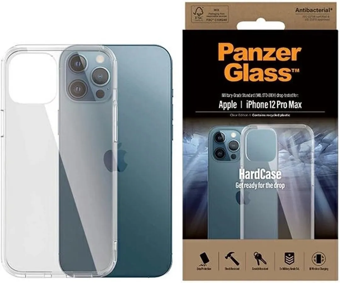 PanzerGlass ClearCase Antibacterieel Hoesje iPhone 12/Pro/Max