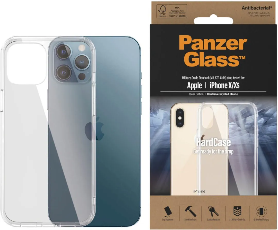 PanzerGlass ClearCase Antibacterieel Hoesje iPhone 12/Pro/Max - Transparant - afbeelding 6 van 6