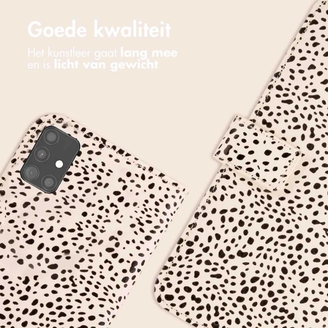 Imoshion Galaxy A51 Hoesje - Desert Dots - 3 Pasjes
