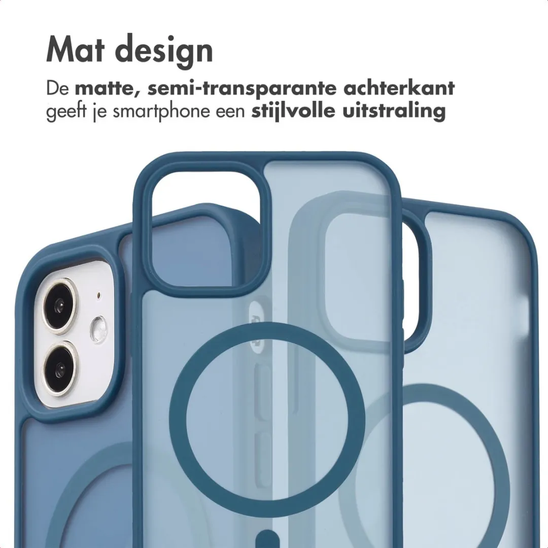 Imoshion Hoesje iPhone 12/12 Pro - Donkerblauw - MagSafe