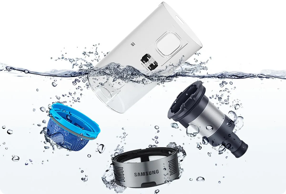 Samsung Jet 75E Pro VS20B75ADR5 Stofzuiger - 200W - Zakloos - Zilver