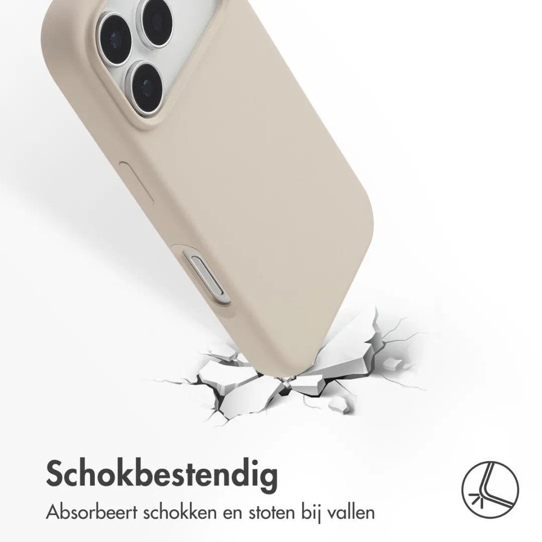 Accezz Hoesje iPhone 17 Pro MagSafe - Beige