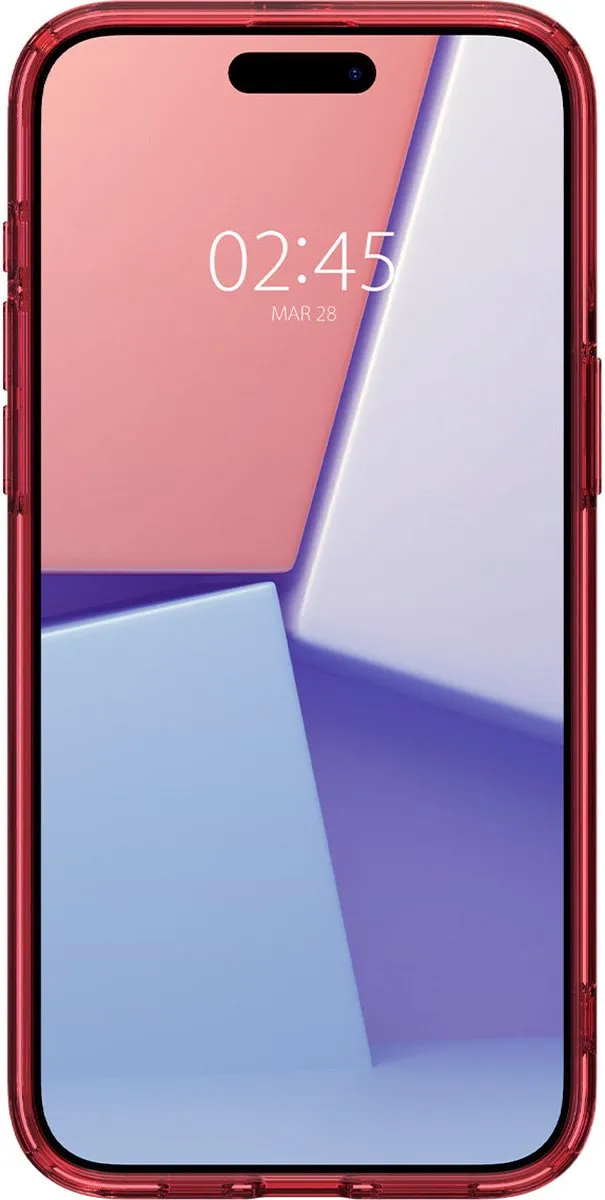 Spigen Ultra Hybrid Hoesje iPhone 15 Pro Max - Rood - MagSafe