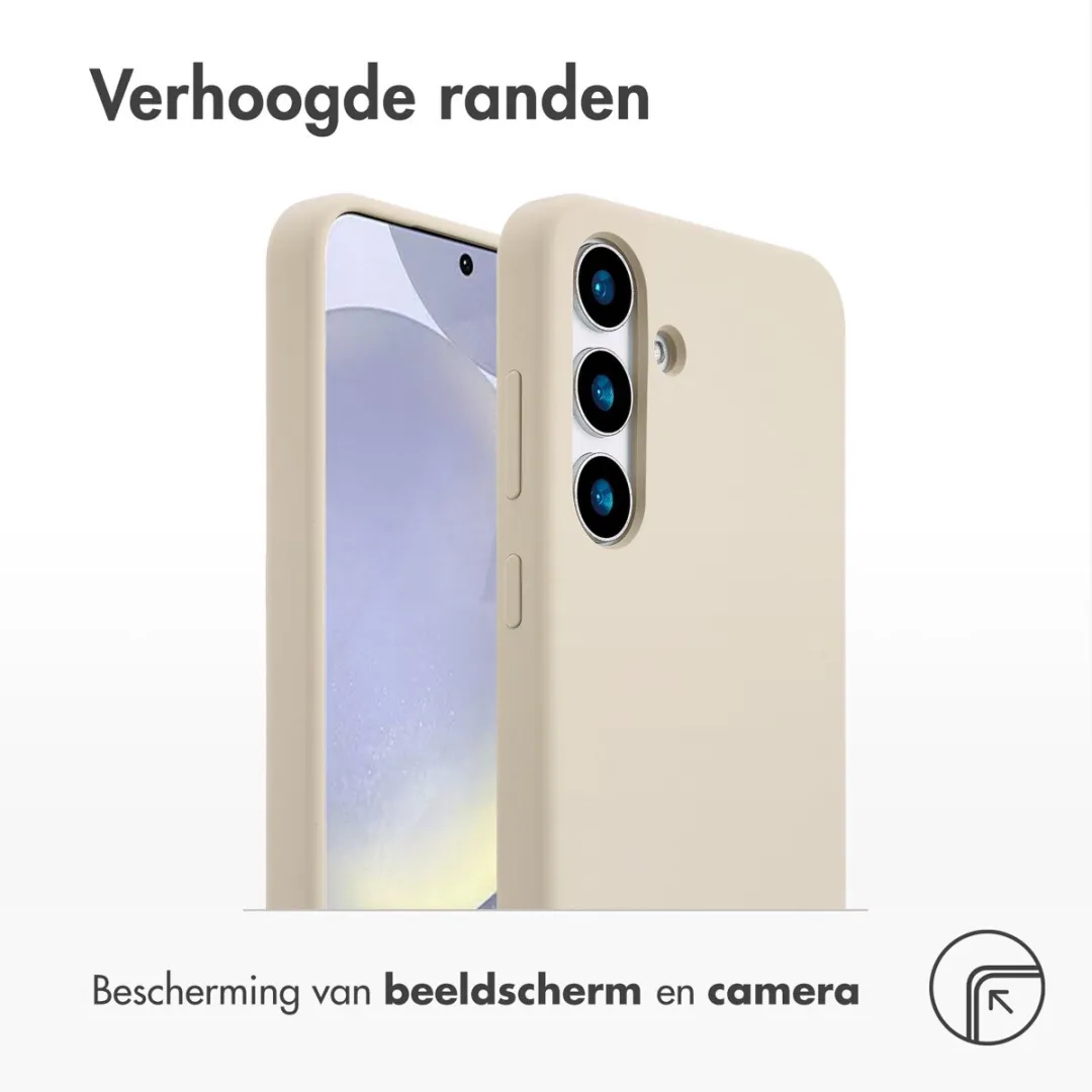 Accezz Hoesje Samsung Galaxy S25 Plus Stone - Magnetische Ring