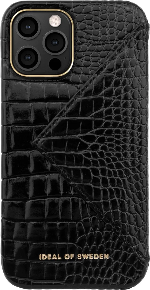 iDeal of Sweden Statement Case Flap Pocket iPhone 12 Pro Max - IDSCAW20-2067-240 - Zwart - afbeelding 4 van 5