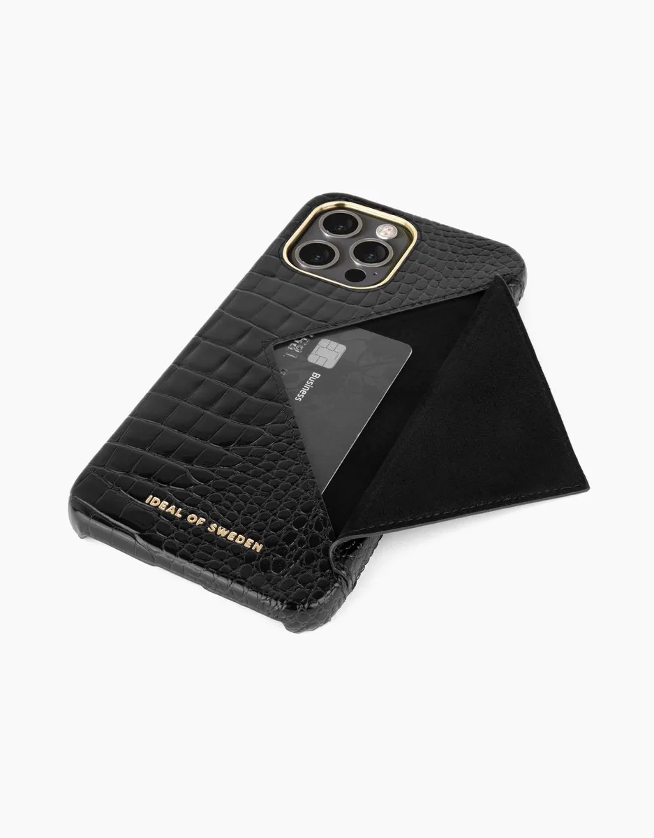 iDeal of Sweden Statement Case Flap Pocket iPhone 12 Pro Max - IDSCAW20-2067-240 - Zwart - afbeelding 3 van 5