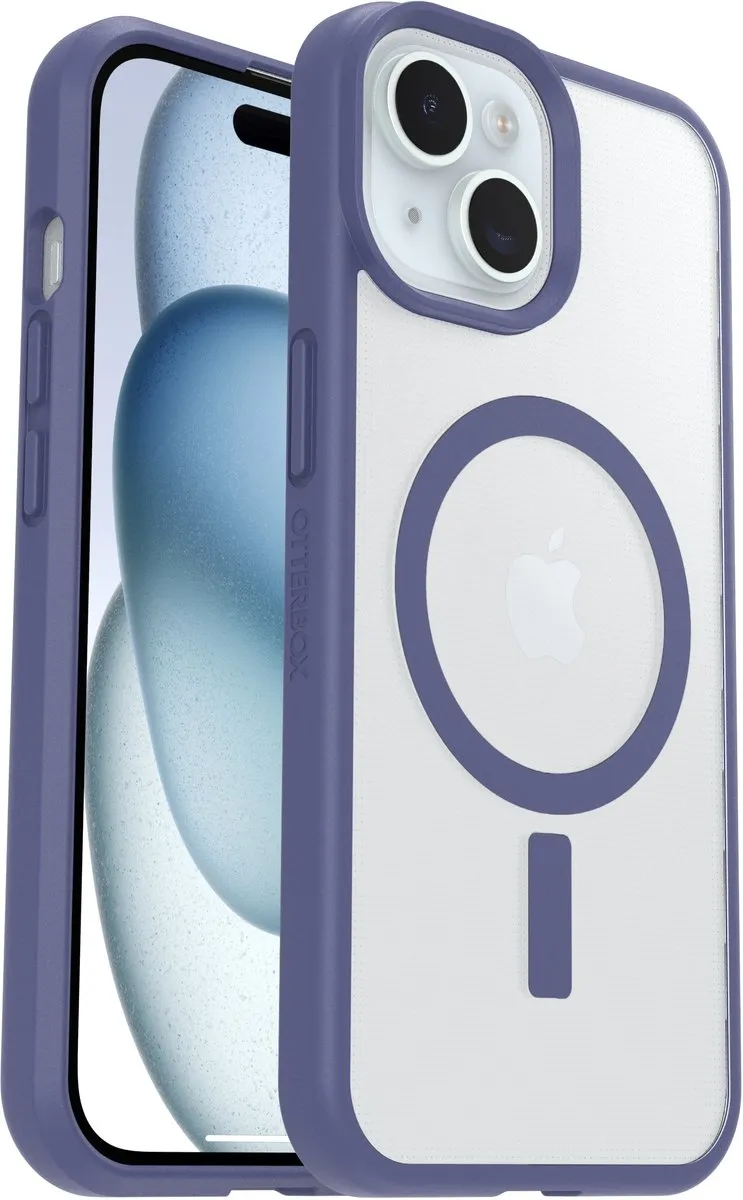 OtterBox React MagSafe Space Cadet 77-98206 - iPhone 16e - Transparant Paars