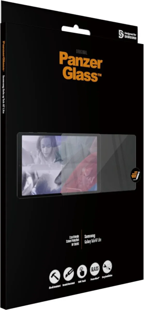 PanzerGlass PZ-7271 Screenprotector Samsung Galaxy Tab A7 Lite - Transparant